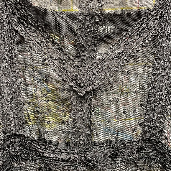 Hot Topic vintage Mesh Maxi Dress - Picture 5 of 10